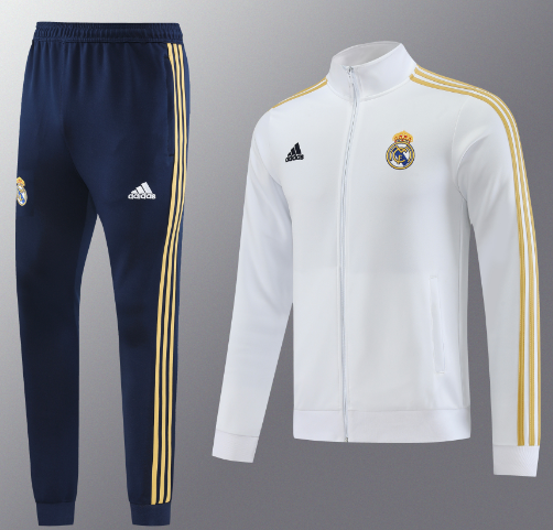 Real Madrid 23-24 Jacket Training Tracksuit - white